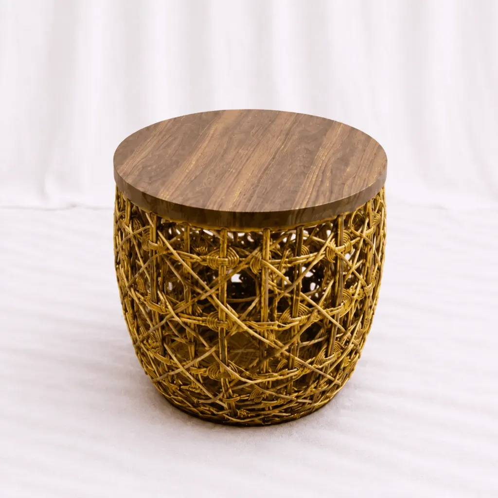 [RT-276-S] Tulum Basket Stool Set (S)