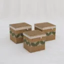 Natural Wooden Storage Boxes