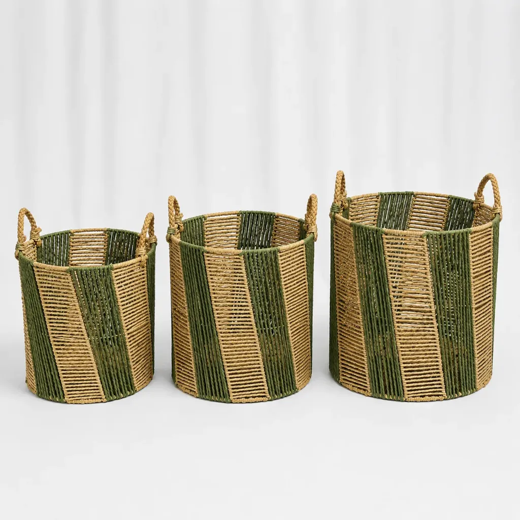 [RB-390-S] Dual Tone Woven Storage (S)