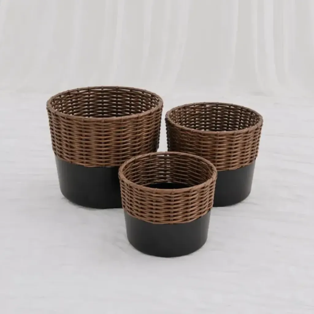 [RB-393-S] Compact Woven Basket (S)