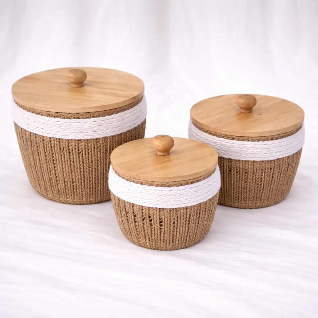 [RB-377-S] The Milan Handwoven Basket (S)