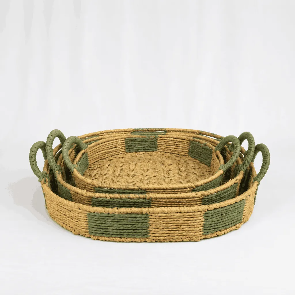 [RB-335-S] Amalfi Tray Basket Set (S)