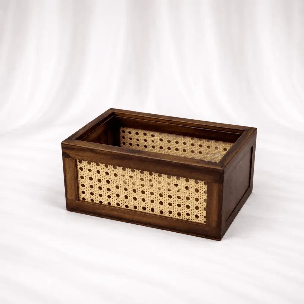 Rectangular Woven Tissue Box