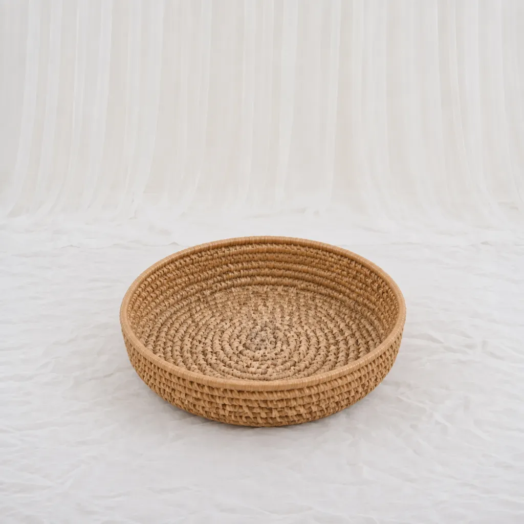 Carved Cane Bowl