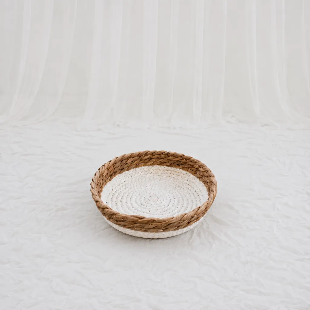 Braided Rim Serving Tray