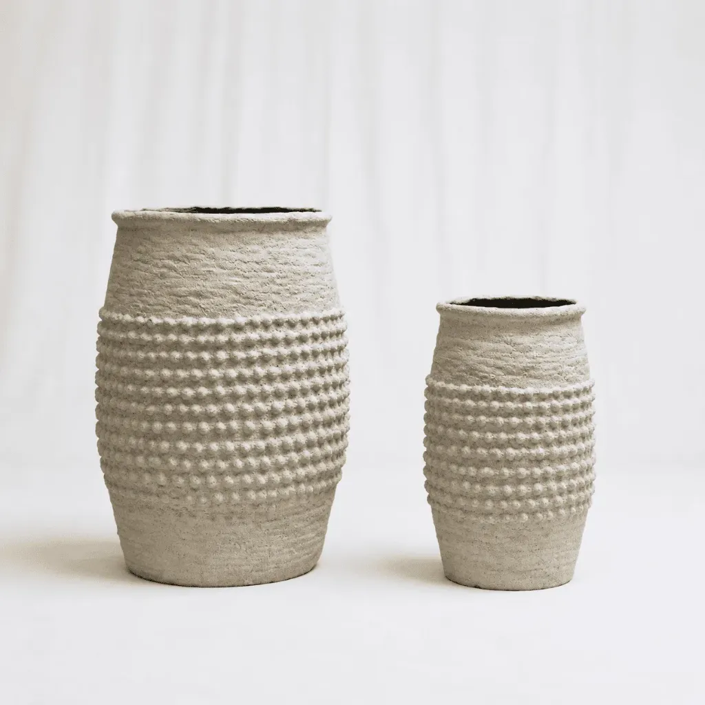 [P-1413-M] Kenzi planter pots (M: 31*31*53*)