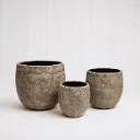 Rustic Textured Planters