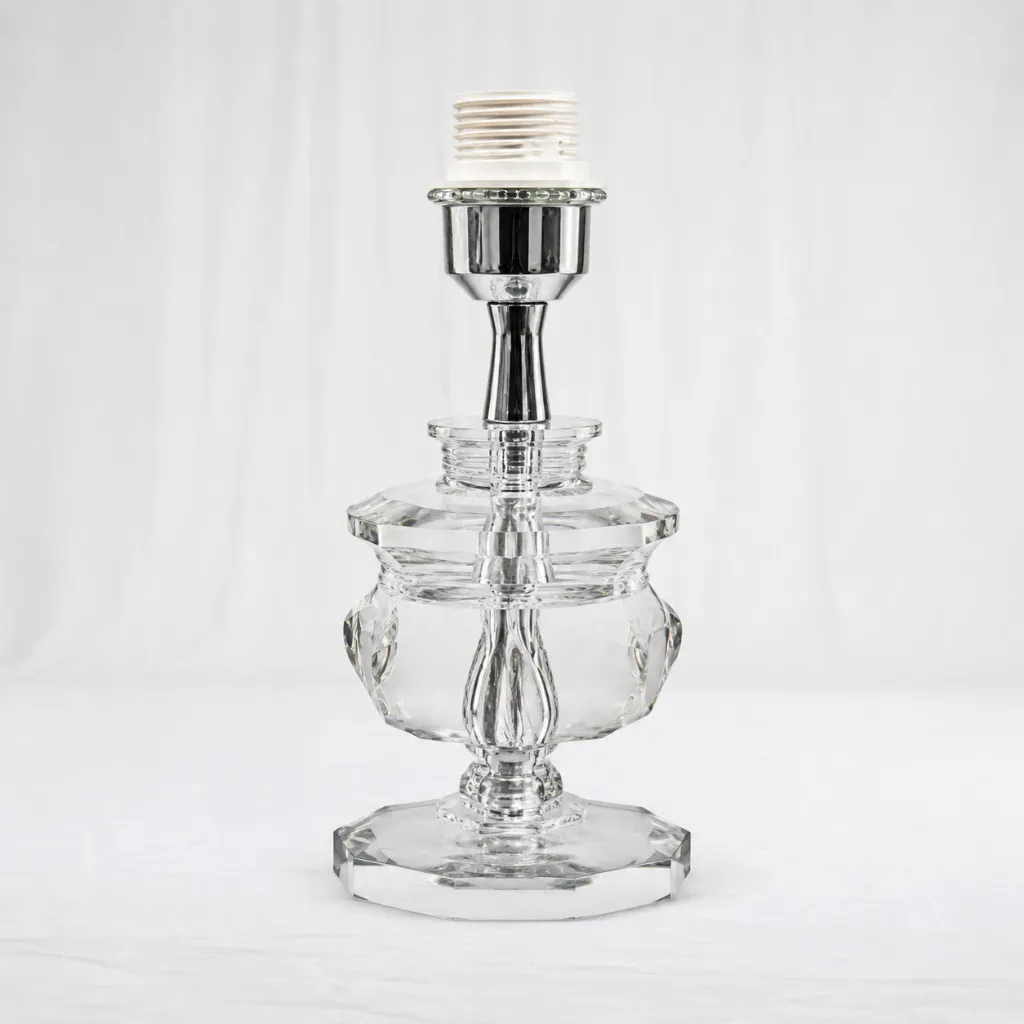 [L-004] Gold Crystal Candle Lamp
