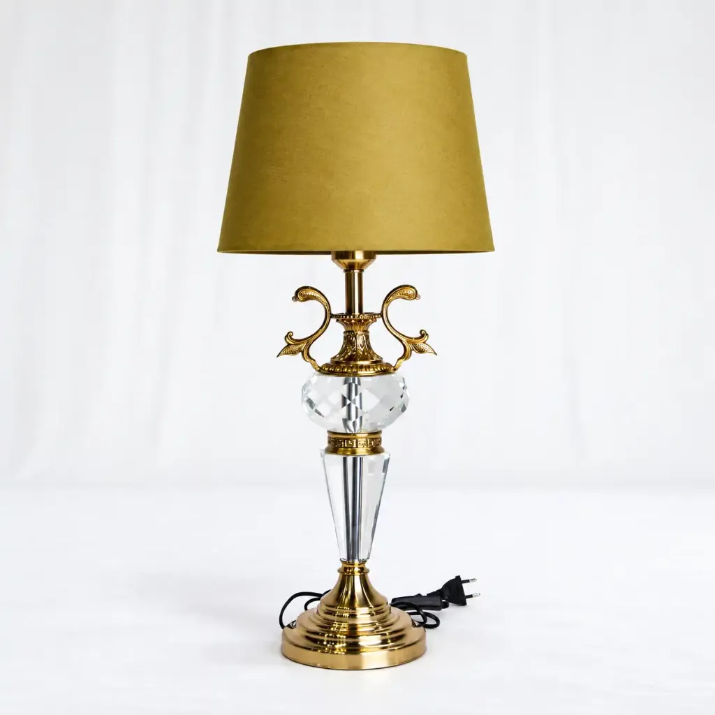 [L-008] Versailles Twin Crystal Candle Stand