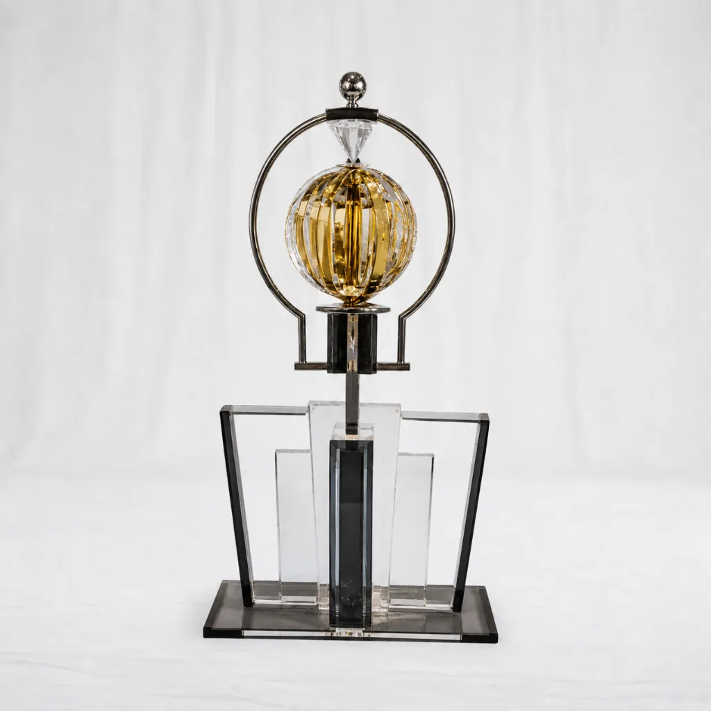 Eclipse Twin Crystal Decorative Lamp