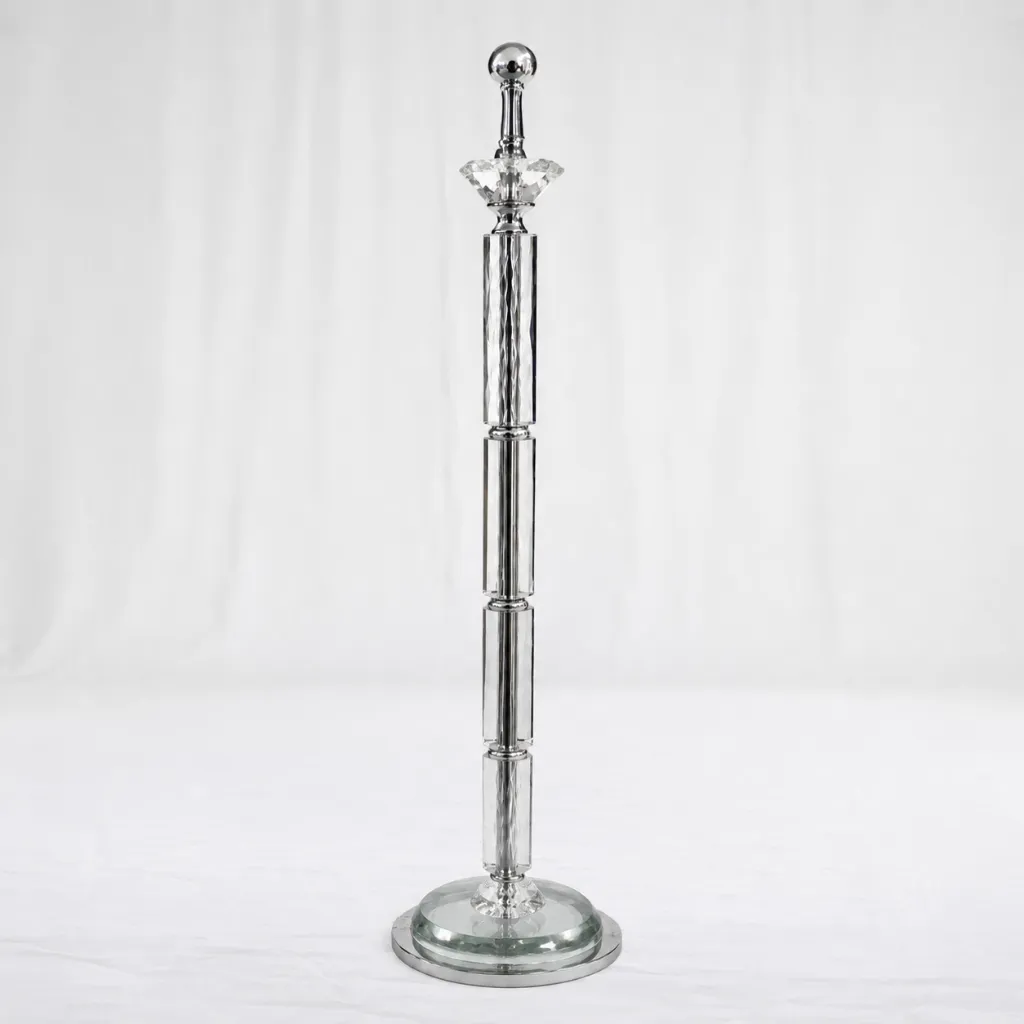 Imperial Gold & Crystal Candle Stand