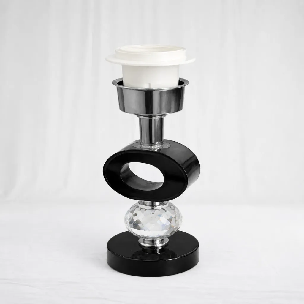 Obsidian Black Crystal Accent Lamp