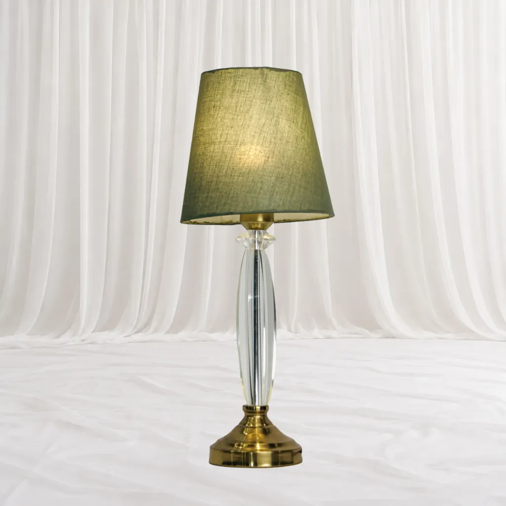 Celestia Crystal Spiral Table Lamp