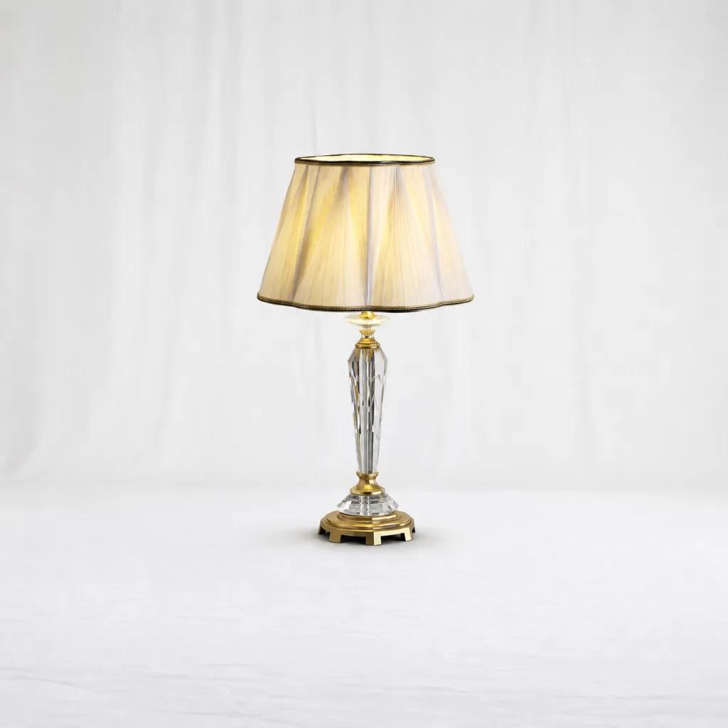 Monarch Classic Crystal Table Lamp