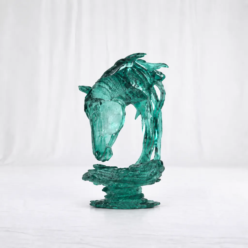 [TP-868] Aurelia Tide Sculptures (Verdigris Green)